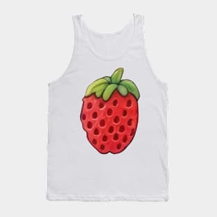 Watercolor Strawberry Tank Top